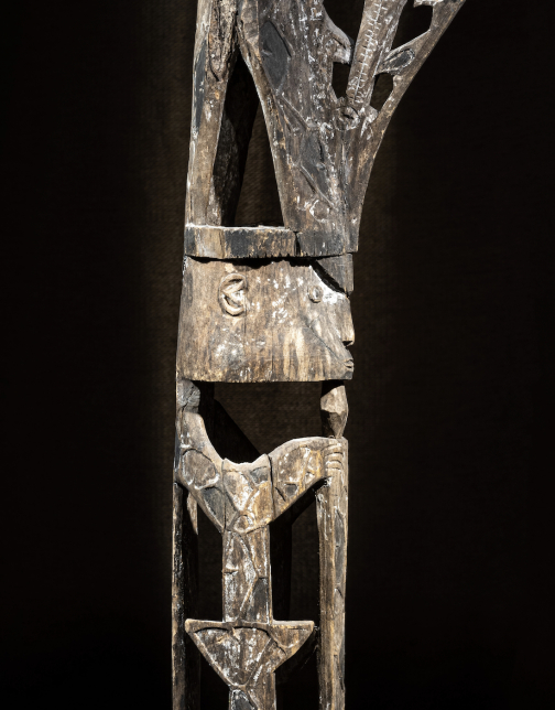 Rituální kůl Mbitoro, Kamoro - Tribal art | Planeta lidí