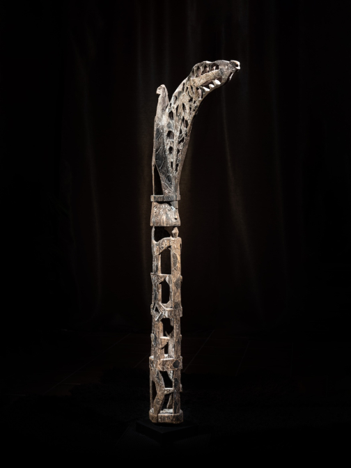 Rituální kůl Mbitoro, Kamoro - Tribal art | Planeta lidí