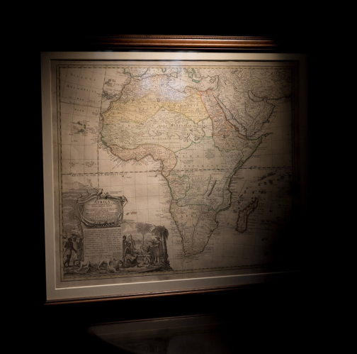 Mapa Afriky - Johann Matthias Hase, rok 1737 - Planeta lidí