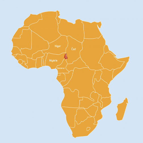 Mapa kmene Kotoko - Planeta lidí